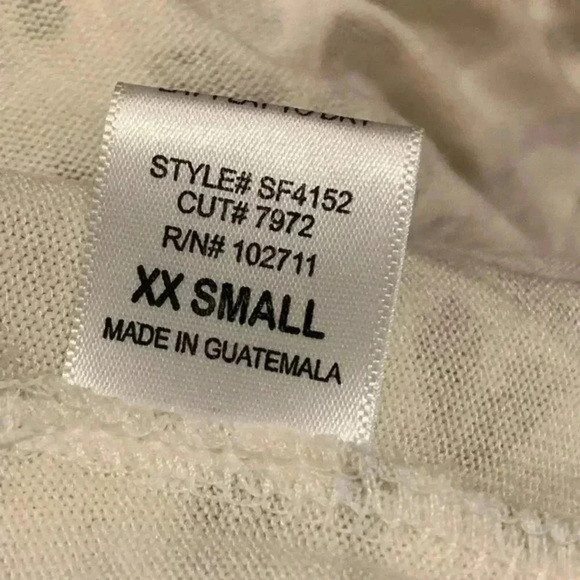 Gibson Look Ivory Taupe Cowl Leopard Print Sweater XXS - Picture 5 of 6